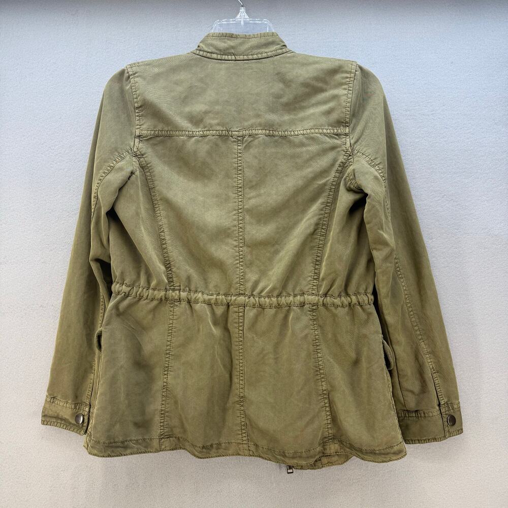 Hinge Jacket Women's S Olive Military Style Utility Jacket Cargo Preppy Normcore - Picture 2 of 10